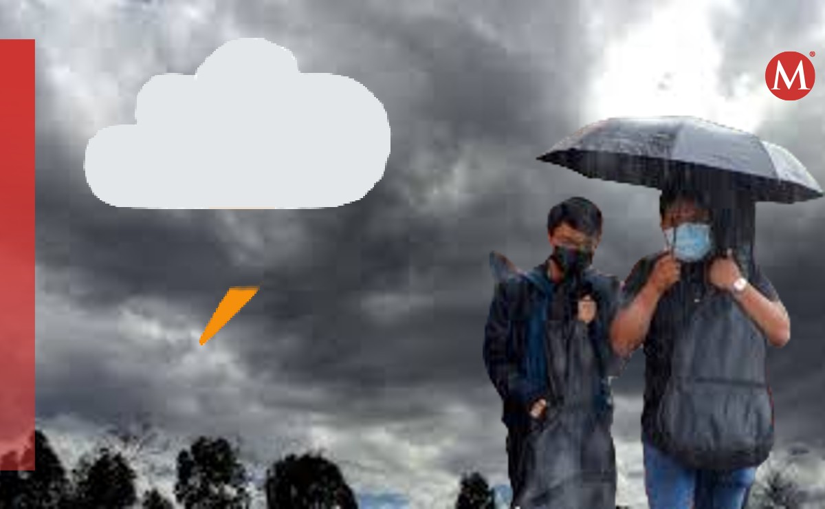 Prevén cielo nublado con lluvias puntuales muy fuertes en Jalisco (Diseño: Milenio)