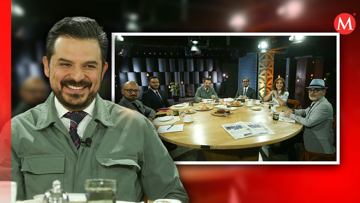 El director general del IMSS, Zoé Robledo, en su entrevista par Café Milenio. | Araceli López