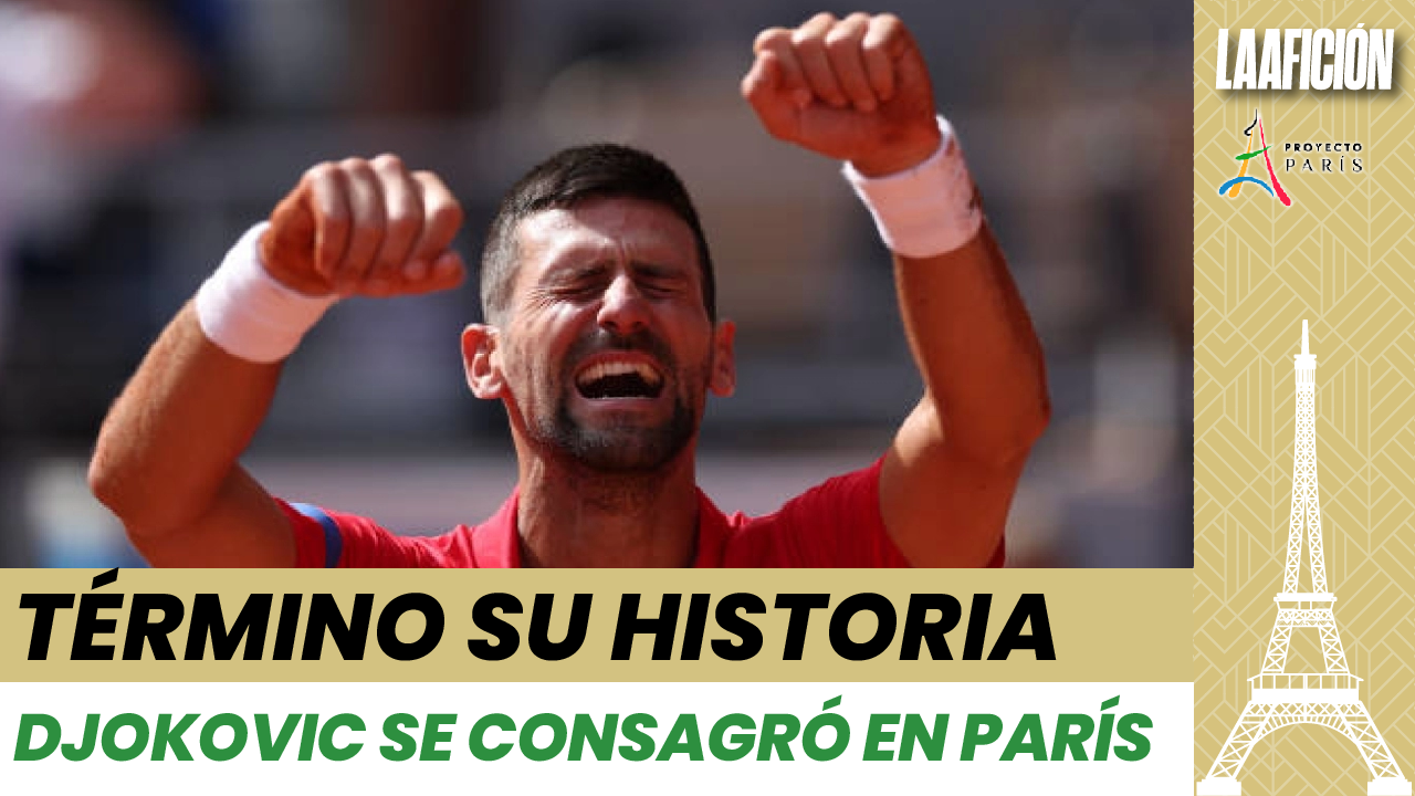 Novak Djokovic ganó la medalla de oro en París 2024, se impone a Carlos Alcaraz