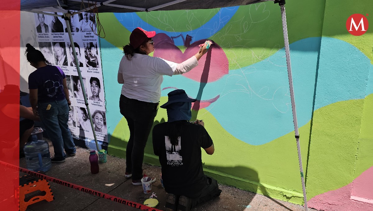 Pintan mural de Puebla contra el olvido de los desaparecidos | Especial