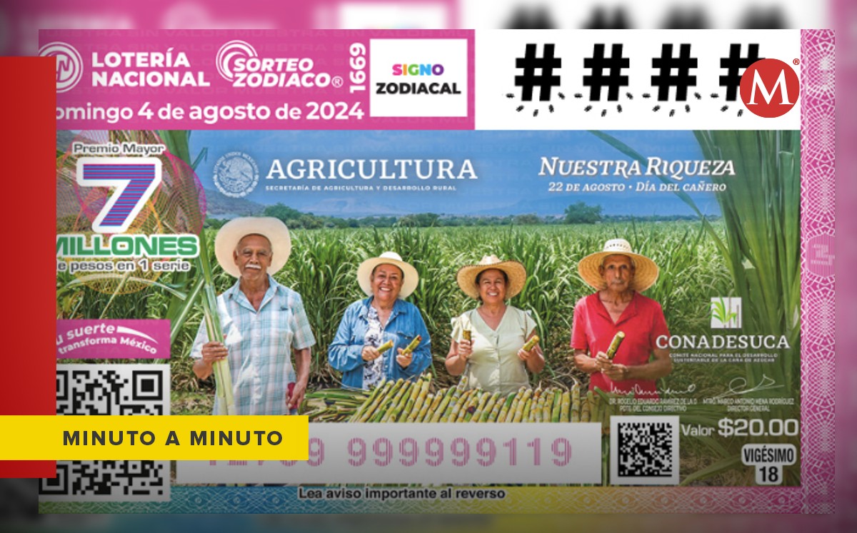 El Sorteo Zodiaco 1669 es el concurso de la Lotería Nacional hoy 4 de agosto; te damos a conocer los resultados. (Especial)
