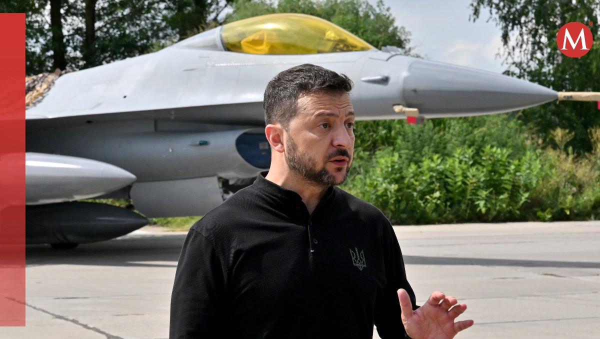 Volodimir Zelensky asegura que Ucrania necesita 300 cazas F-16. | AFP