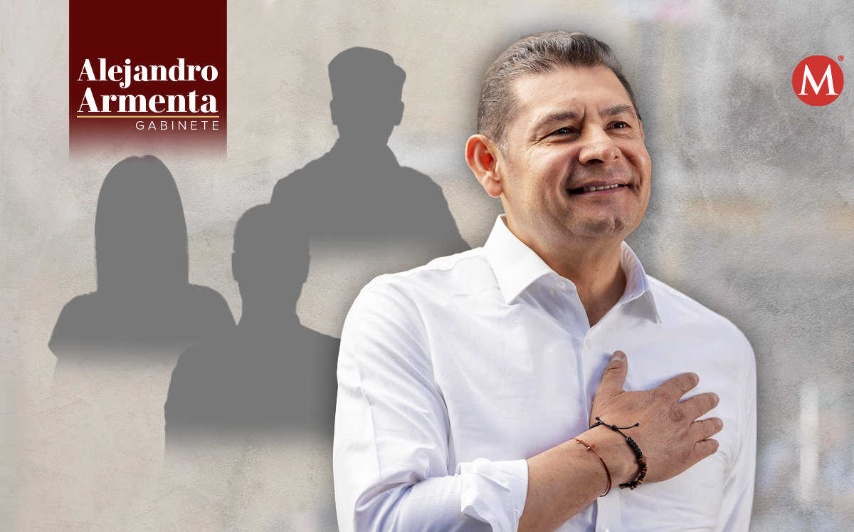 Alejandro Armenta presenta perfiles de su gabinete en Puebla | Diseño MILENIO