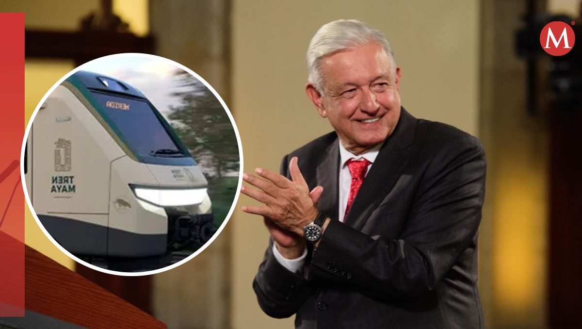 AMLO celebró que el Tren Maya superó los conflictos legales. | Gaspar Vela