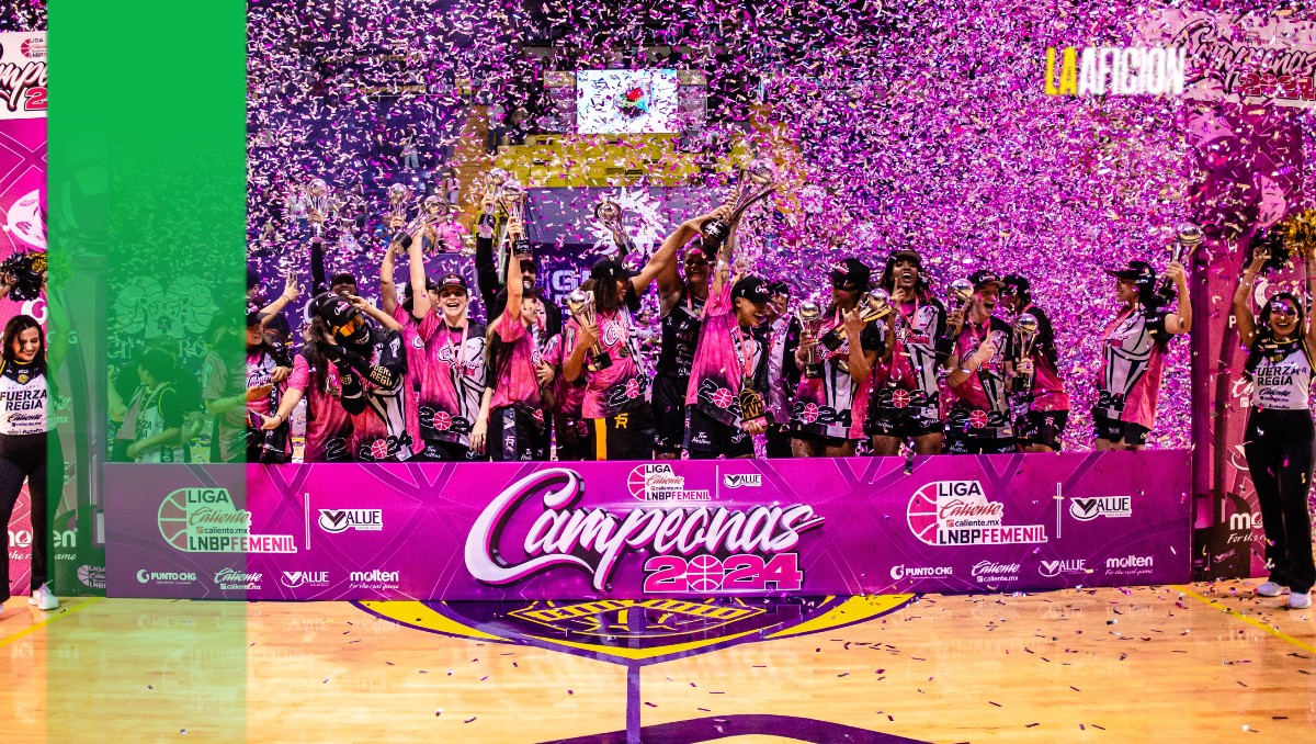 Fuerza Regia Femenil, campeonas de la temporada 2024 de la LNBP (Cortesía)