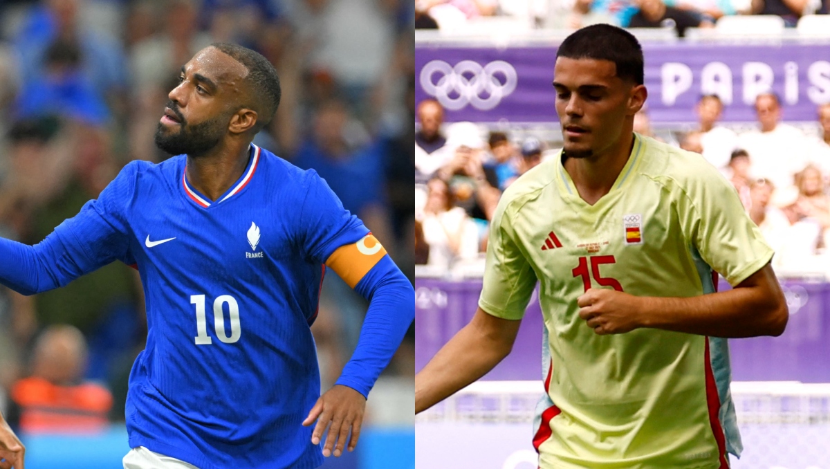 ¿Cuándo juegan Francia y España la final del futbol de los Juegos Olímpicos de París 2024? (AFP/Reuters)