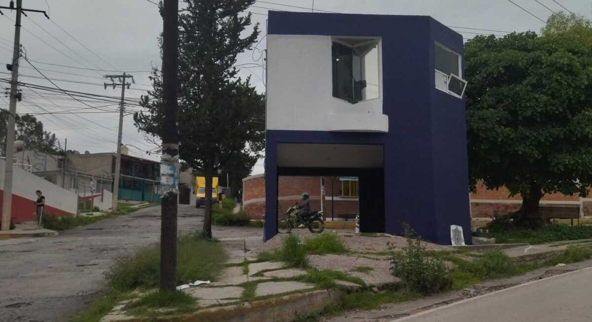 Módulo de vigilancia en Tepeji del Río, Hidalgo