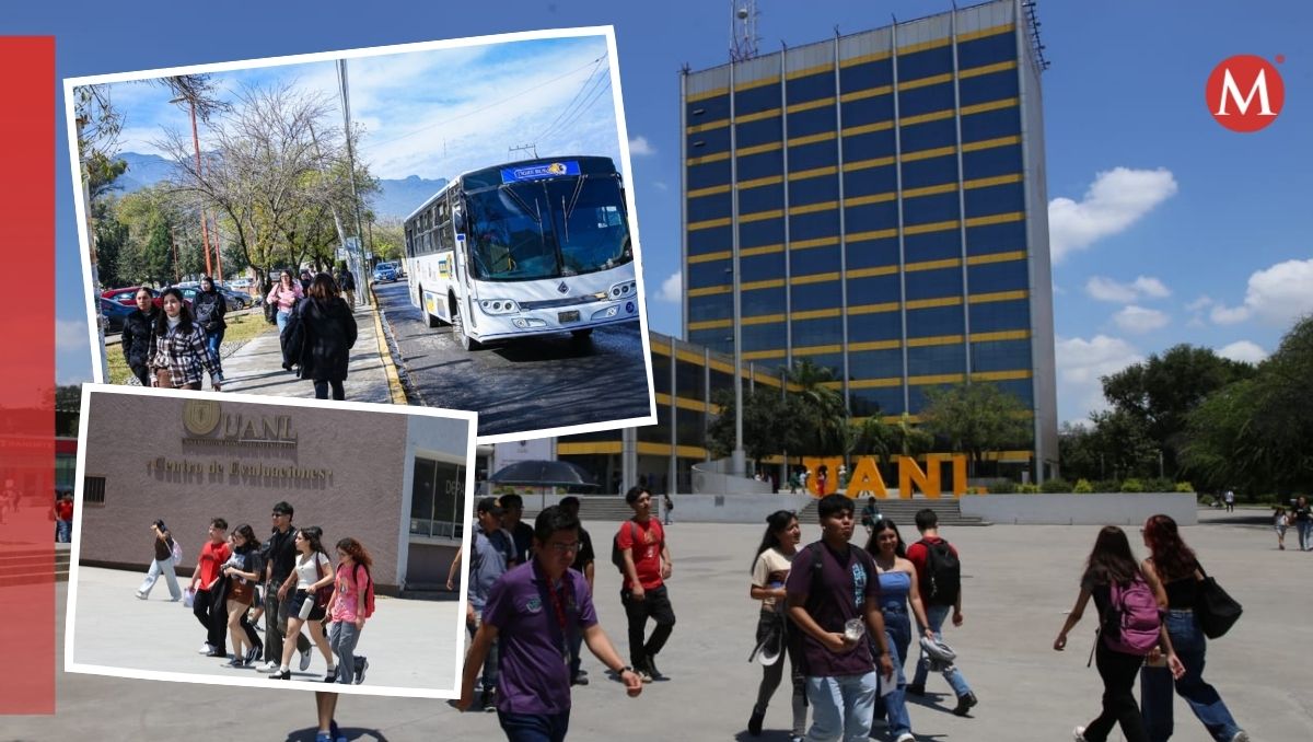 Rutas del transporte universitario de la UANL / Luis Guerra y especial.
