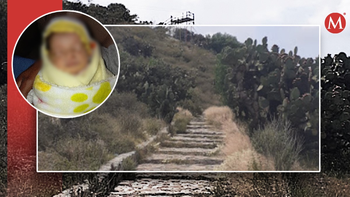 Abandonan a recién nacido en el cerro de la Cruz en Tizayuca, Hidalgo