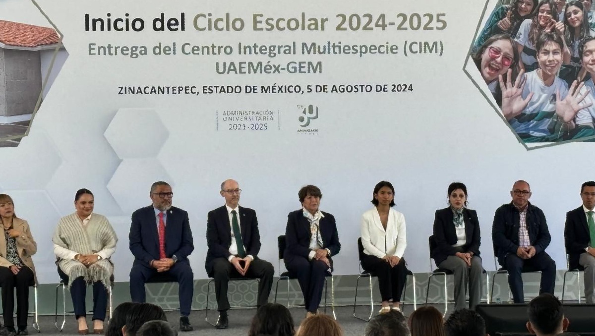 Delfina Gómex entrega Centro Integral Multiespecie (CIM) UAEMex-GEM. Foto: (Especial)