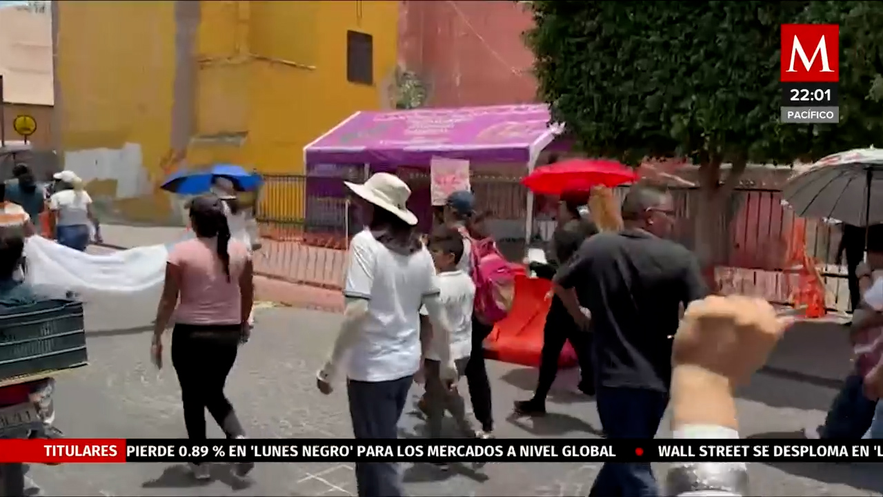 Marchan en Guanajuato en protesta por la inseguridad y el asesinato de un periodista