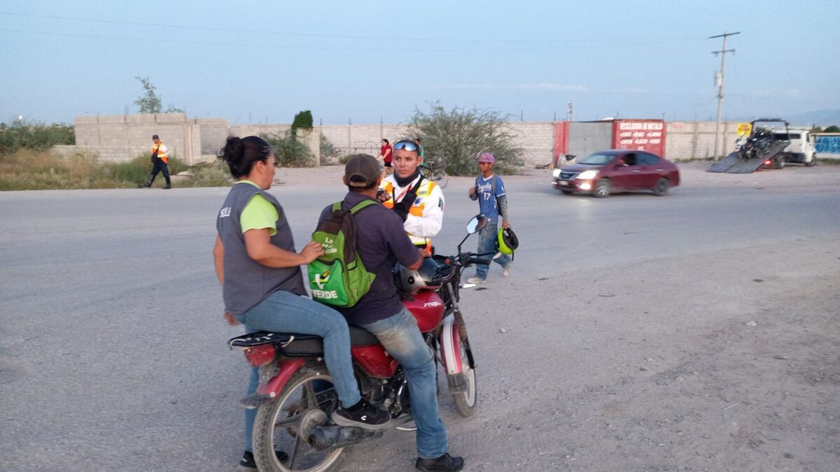 Operativo "sin casco no viajas" en Torreón.