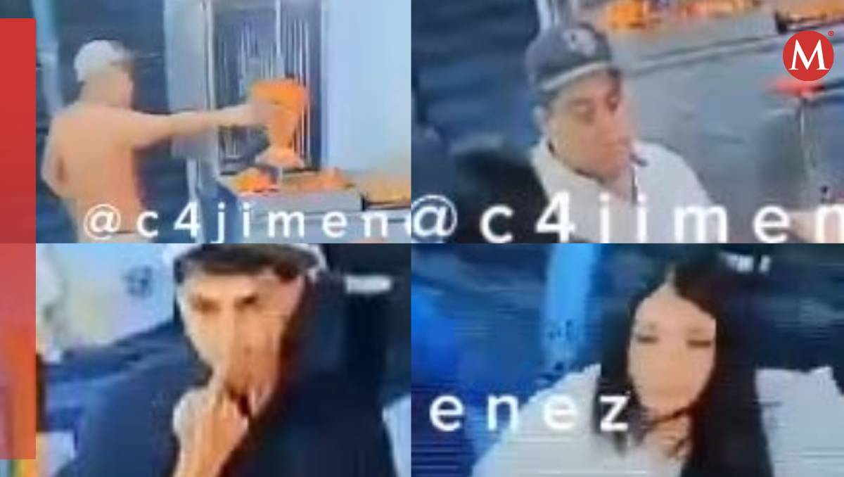El video de seguridad registró el momento en el que los asaltantes incluso pagaron su cuenta (Especial)