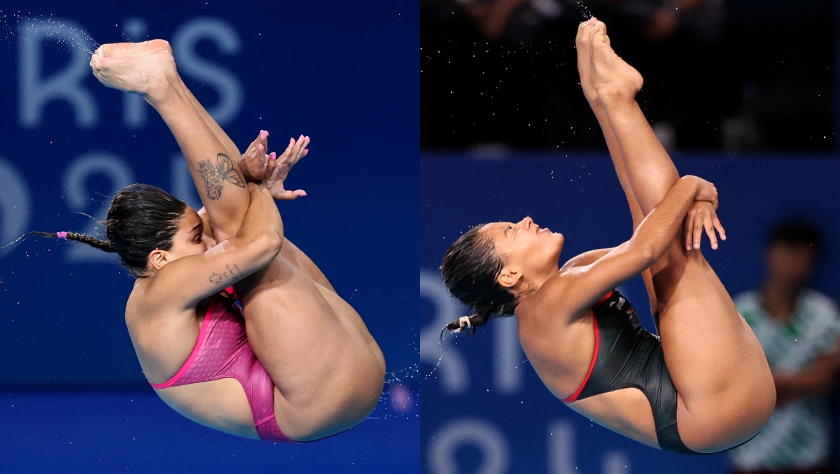 Aranza Vázquez y Ale Estudillo avanza a la semifinal de clavados en trampolín de 3m individual en París 2024 (Reuters)