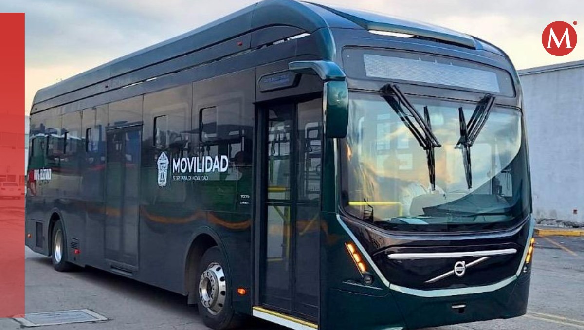 Autobús eléctrico Volvo de la ruta Toluca-Tenango. Foto: (Especial)
