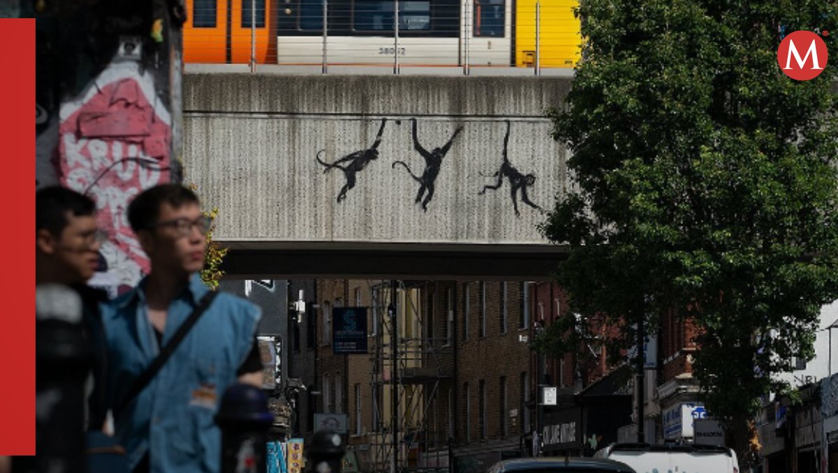 Banksy sorprende  con tercer grafiti consecutivo
