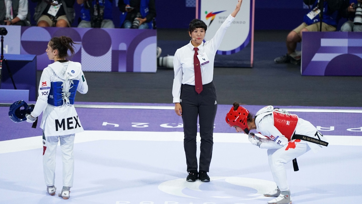 Por qué perdió Daniela Souza en su primer combate de taekwondo en París 2024 (Santiago Chaparro / Multinedios)