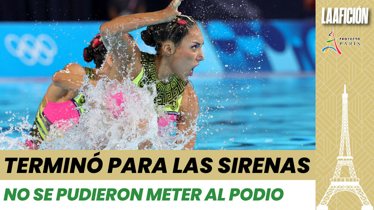 Termina la participación de la natación artística para la mexicanas