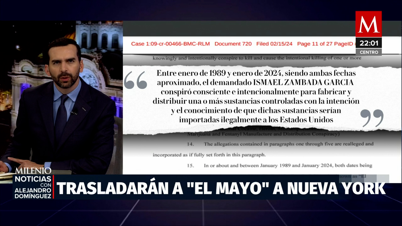 Trasladan a 'El Mayo' Zambada a Nueva York para juicio histórico