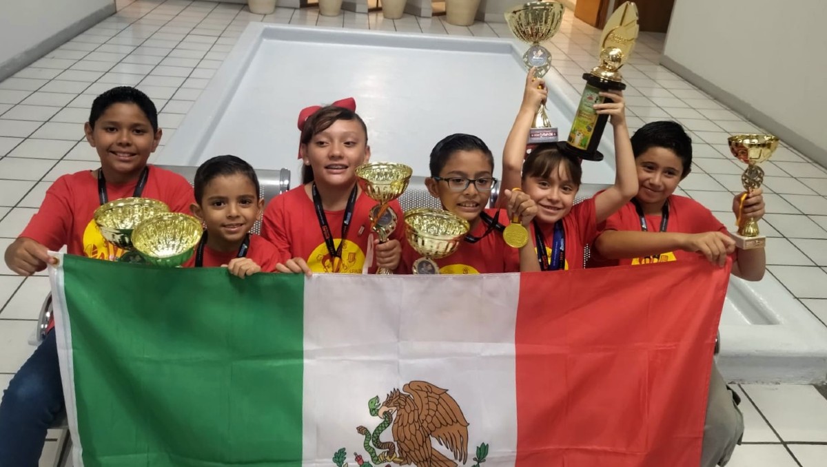 Niños jaliscienses ganan en campeonato de cálculo Aloha en España (Salvador Romero)
