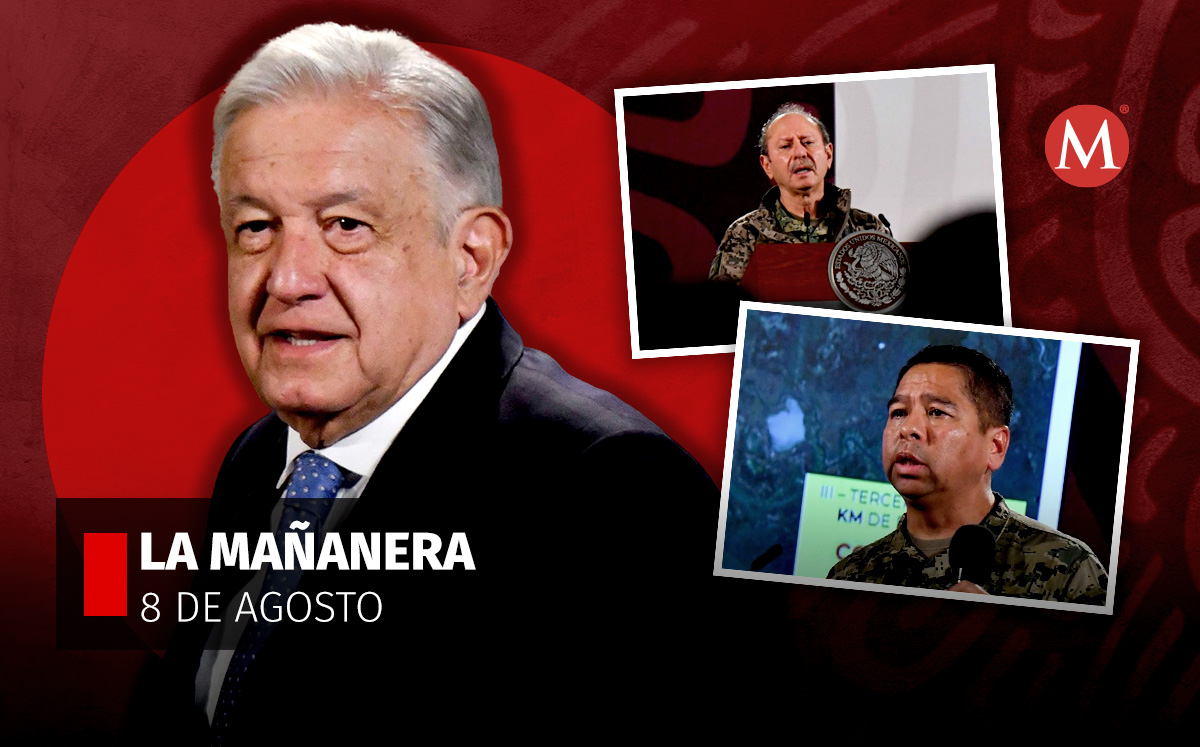El presidente López Obrador en la mañanera desde Palacio Nacional. | Cuartoscuro