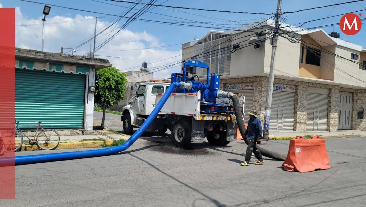 La CAEM está trabajando arduamente para reducir los niveles de agua que han afectado a 600 casas en Chalco. Especial
