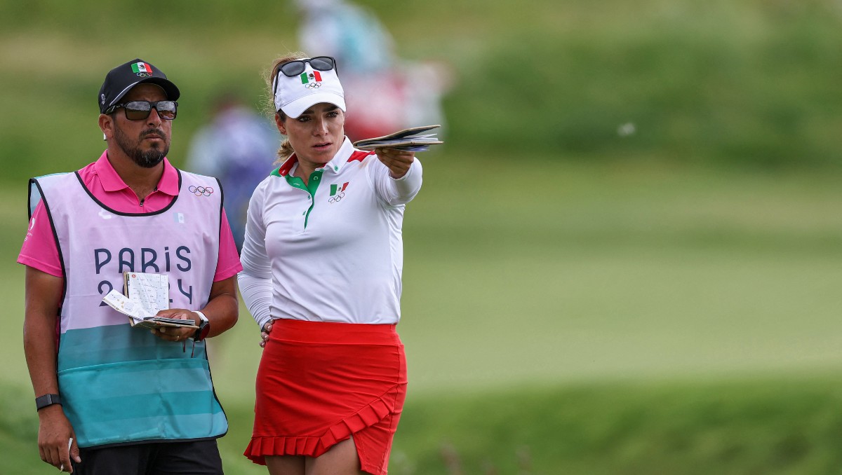 Gaby López y María Fassi, se alejan de las medallas de golf en París 2024 (AFP)