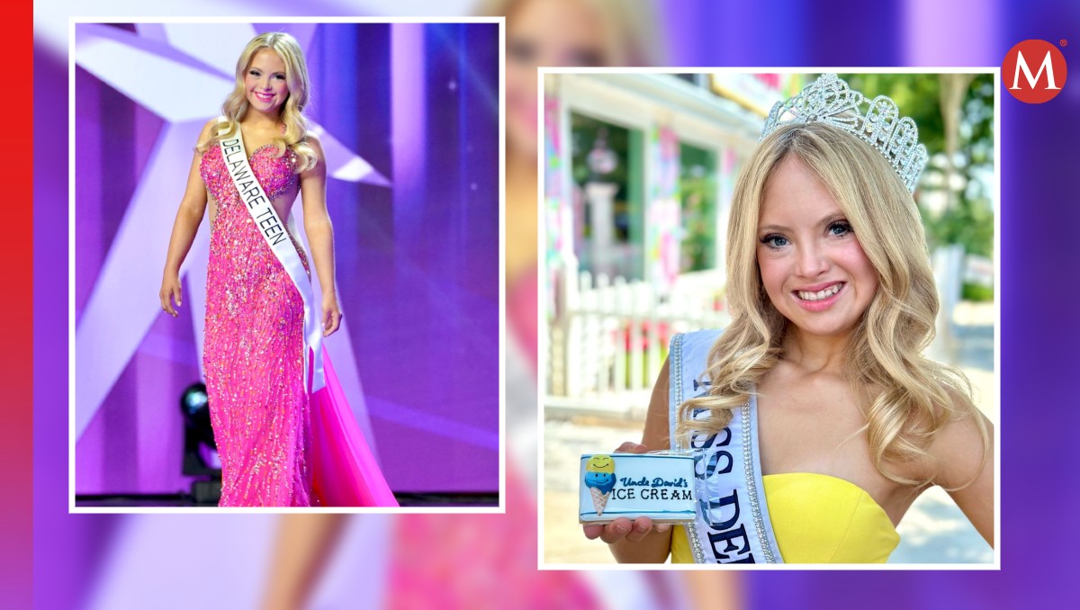 Kayla Kosmalski es la primera participante con síndrome de Down en Miss Teen USA.