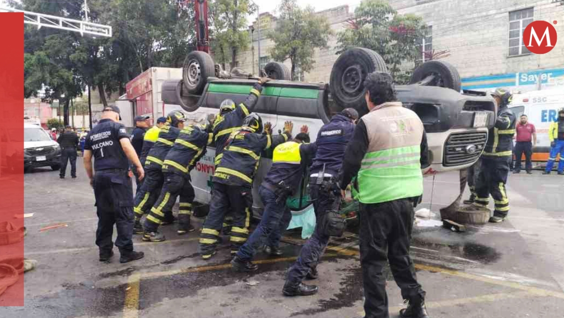 Los lesionados fueron trasladados a hospitales cercanos.  | Foto: Jorge Becerril