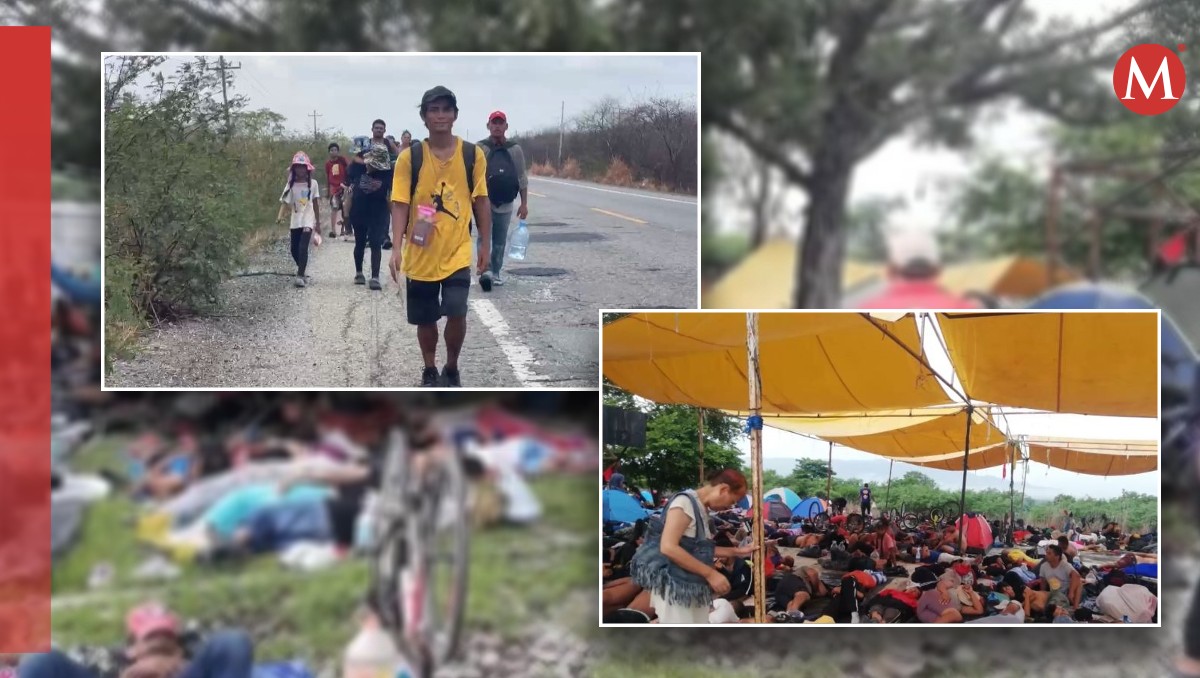 Migrantes de la "Caravana de Jesucristo" llegan a segunda parada en Oaxaca. (Foto: Especial)