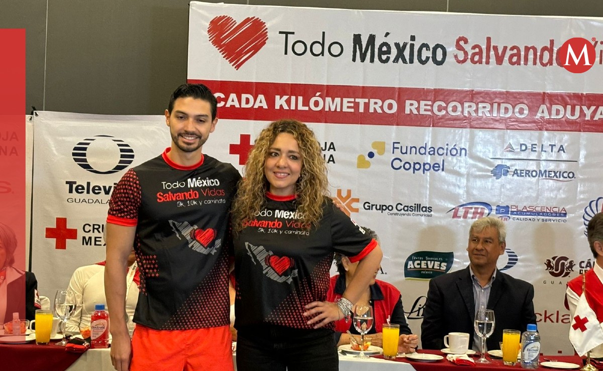 Presenta Cruz Roja quinta edición de la carrera “Todo México Salvando Vidas” (Roberto Hurtado)