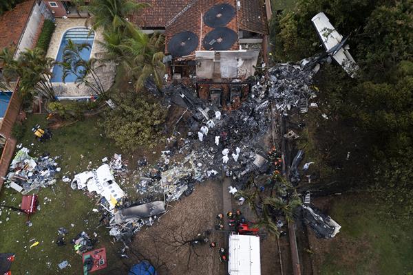 Confirman 62 víctimas en accidente aéreo en São Paulo; identifican al piloto | Agencia EFE
