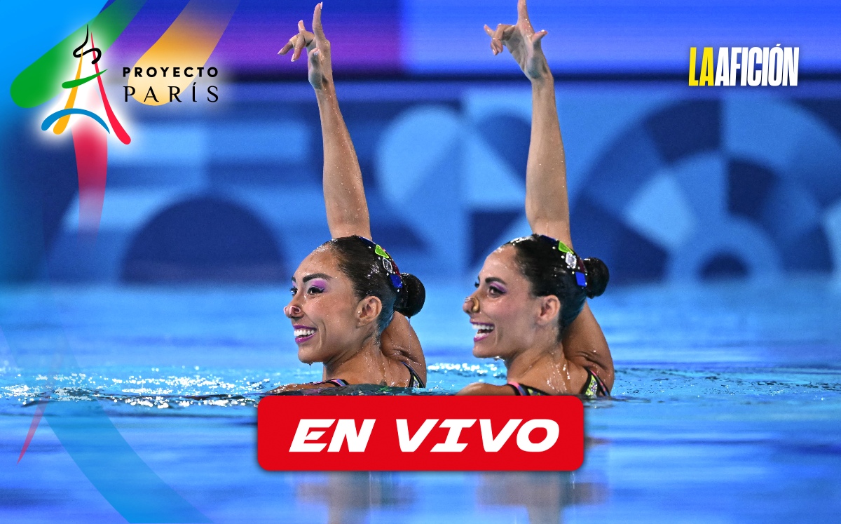 Ver natación artística EN VIVO | Rutina libre HOY Mexicanas en París 2024 (AFP)