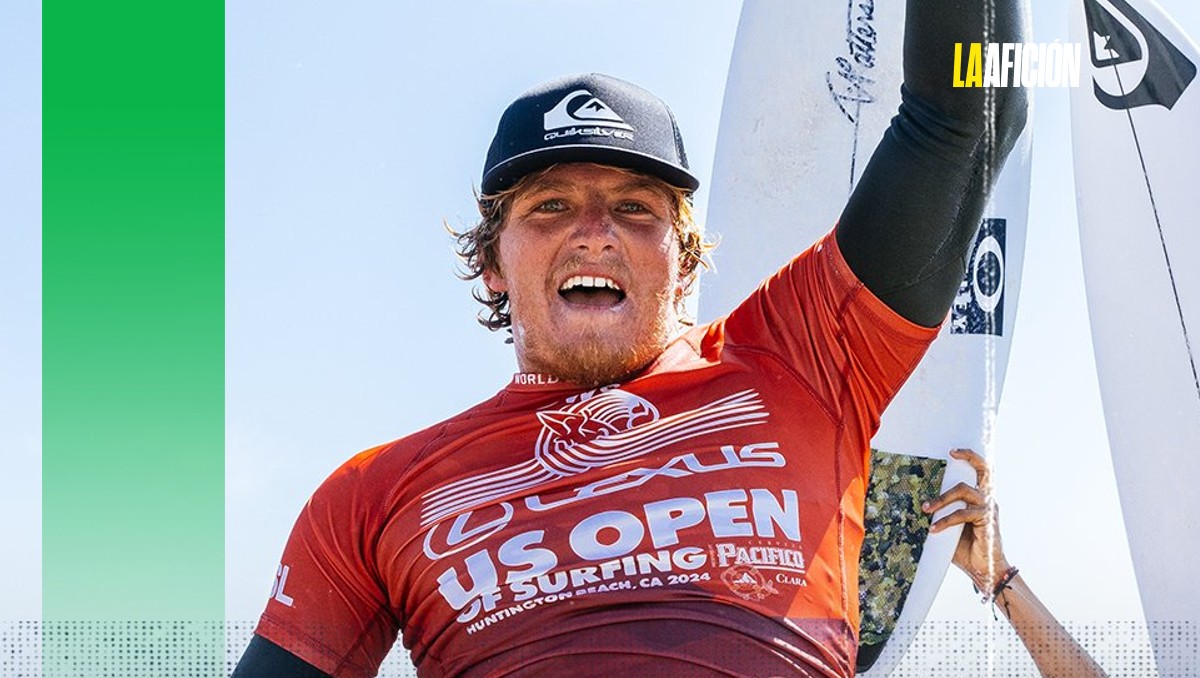 Alan Cleland se corona CAMPEÓN del US Open de surf (X @wsl)