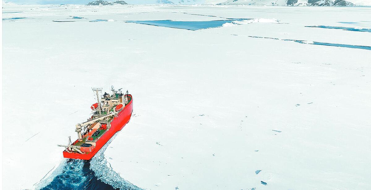 Los barcos rompehielos polares requieren mucho capital y son tecnológicamente avanzados. Shutterstock