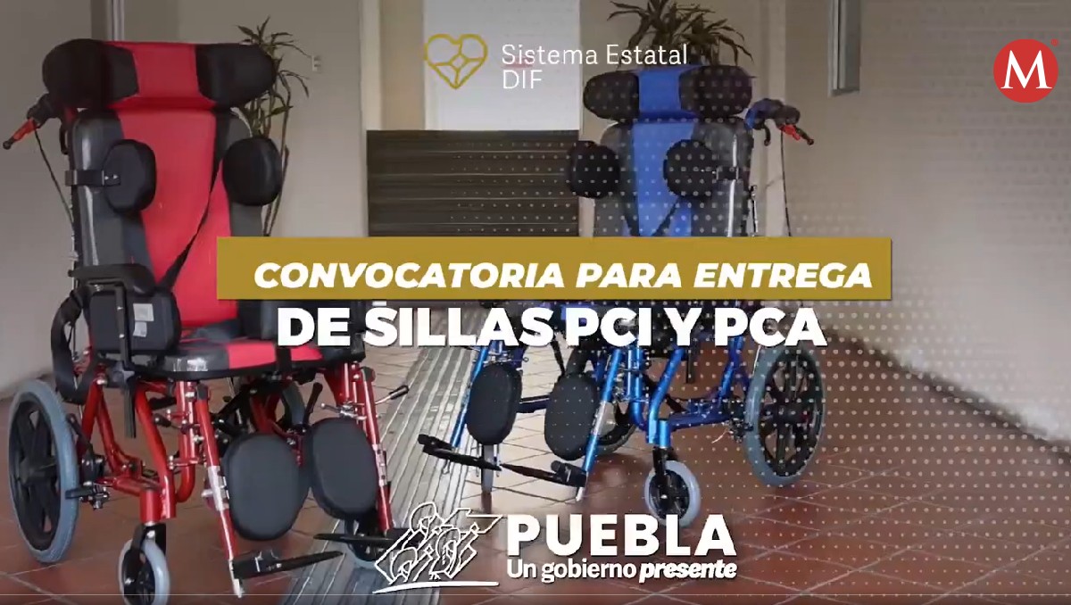Convocatoria para silla tipo PCI o PCA para persona con parálisis cerebral | TW: DifGobPue