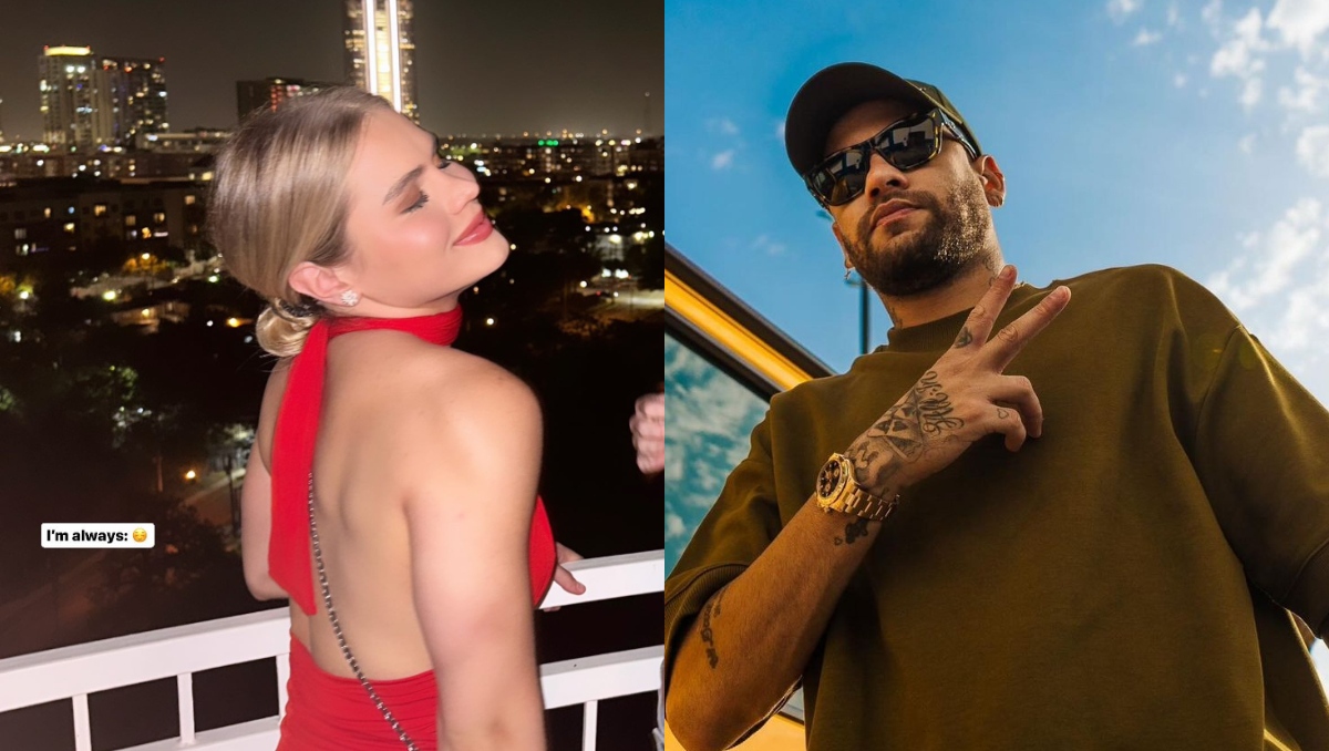 Nadadora paraguaya revela que Neymar le mandó mensaje privado en sus redes (Instagram @luanalonsom / @neymarjr)