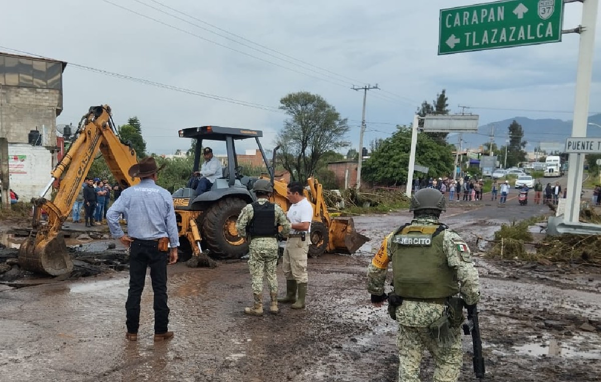 Plan D-N-III-E en Purépero, Michoacán (Foto: Elizabeth Guzmán)