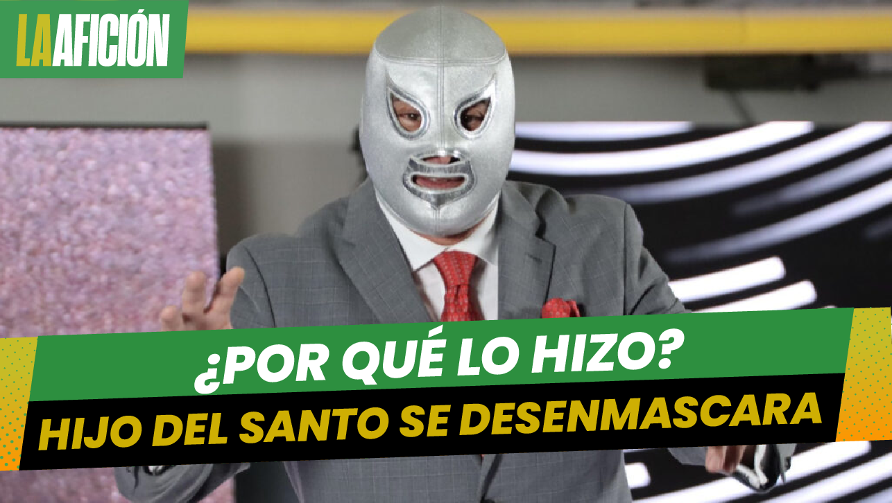 Cerca de su retiro de la lucha libre, el hijo del santo 'reveló' su identidad