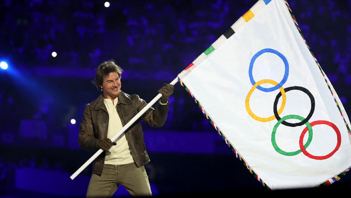 Tom Cruise hace aparición en la ceremonia de clausura de París 2024 (Reuters)