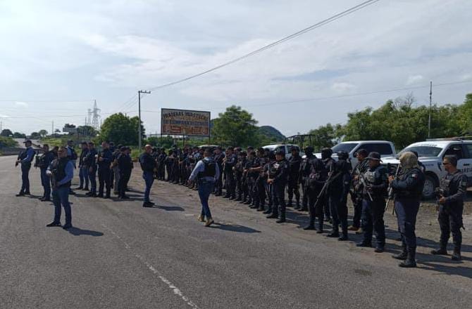 Activan operativo en Apatzingán para inhibir amenazas a limoneros. | Especial