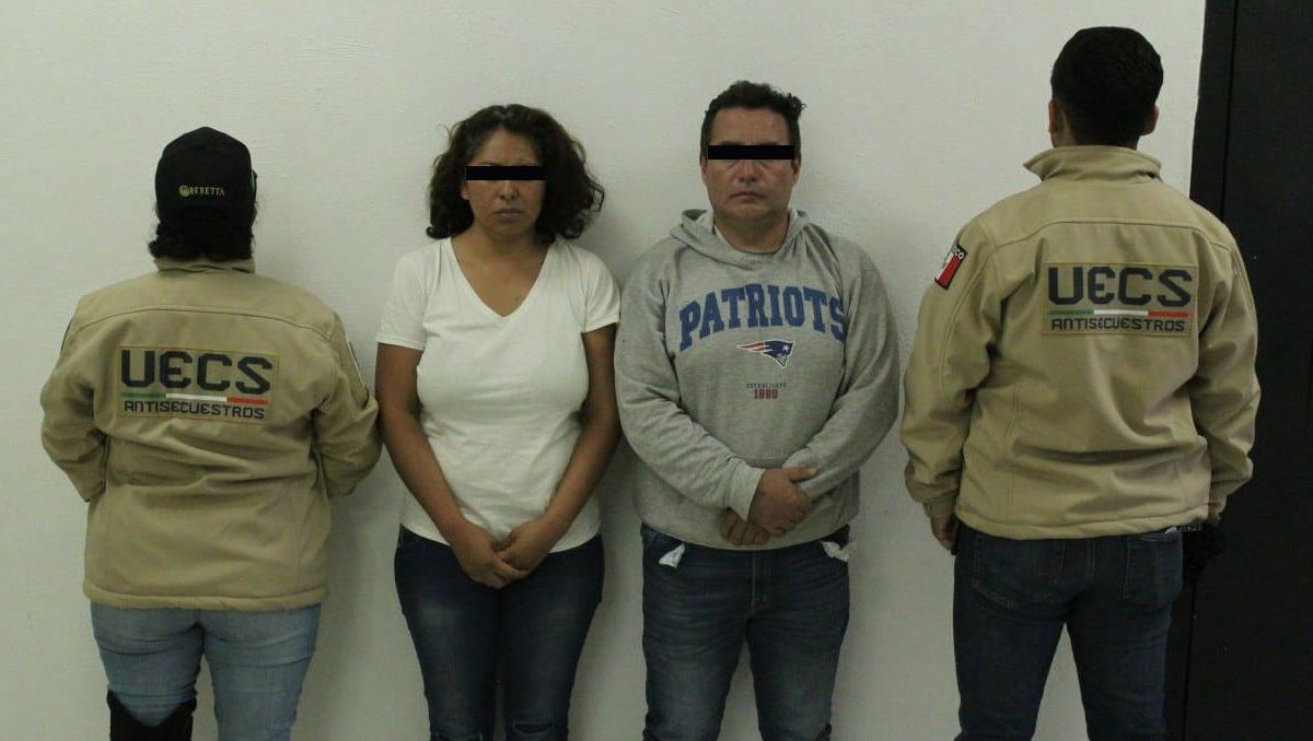 Dos sujetos fueron detenidos por el secuestro de una mujer en Pachuca