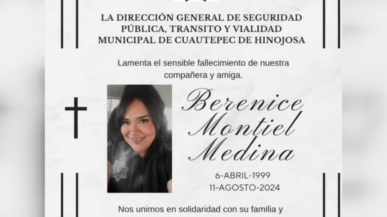 Mujer policía es asesinada con disparo de arma de fuego en Cuautepec de Hinojosa, Hidalgo