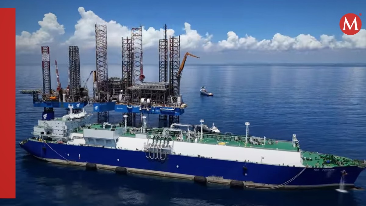 Desde la planta de licuefacción de gas natural en Altamira salió el primer buque.