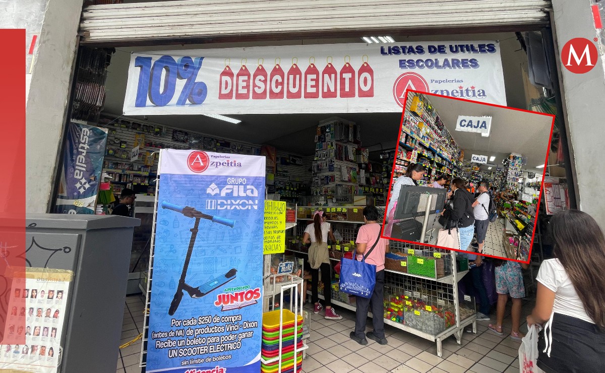 Aumentan ventas en papelerías tras regreso a clases en AMG (Karla Victoria Rodríguez)