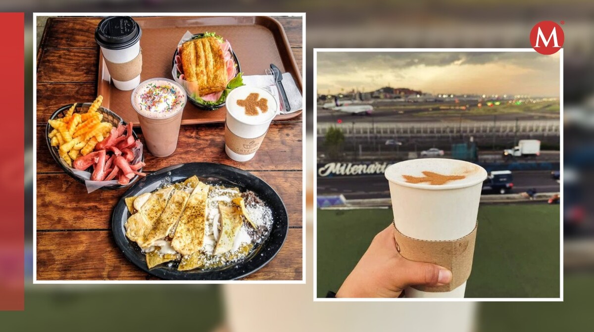 Conoce Skyline Coffee, una cafetería con vista única al aeropuerto de la Ciudad de México.
