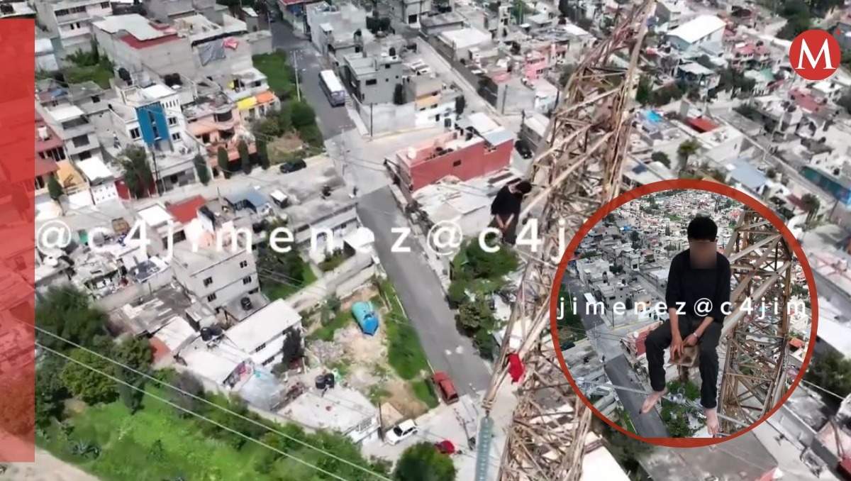 Con dron policía de Atizapán de Zaragoza detienen a joven que intentaba suicidarse. Especial