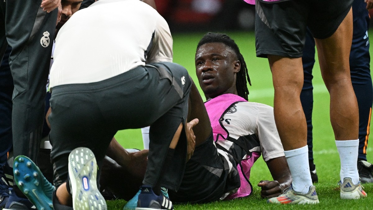 Eduardo Camavinga descarado para la Supercopa contra el Atlanta (AFP)