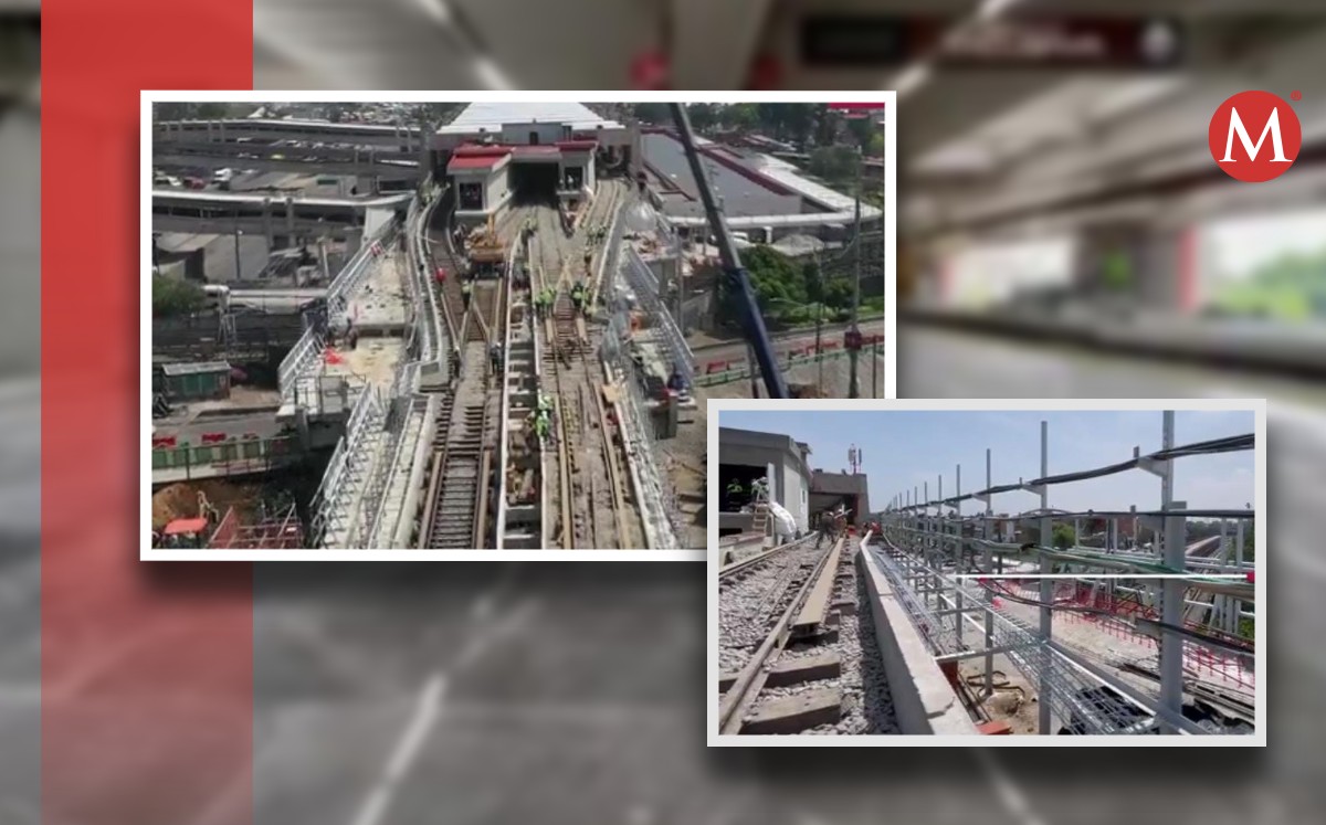 Línea 9 del Metro, estos son los avances por renivelación.  Foto:@Sobse.