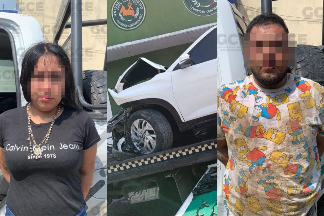 Son dos los detenidos durante la persecución.